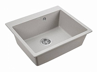 Paulmark Kante Кухонная мойка It-Granit 60x52 см, цвет: серый PM106052-GR