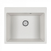 Paulmark Kante Кухонная мойка It-Granit 60x52 см, цвет: белый PM106052-WH