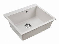 Paulmark Kante Кухонная мойка It-Granit 60x52 см, цвет: белый PM106052-WH