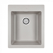 Paulmark Kante Кухонная мойка It-Granit 41,5x49 см, цвет: серый PM104249-GR