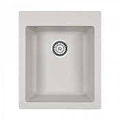 Paulmark Kante Кухонная мойка It-Granit 41,5x49 см, цвет: белый PM104249-WH