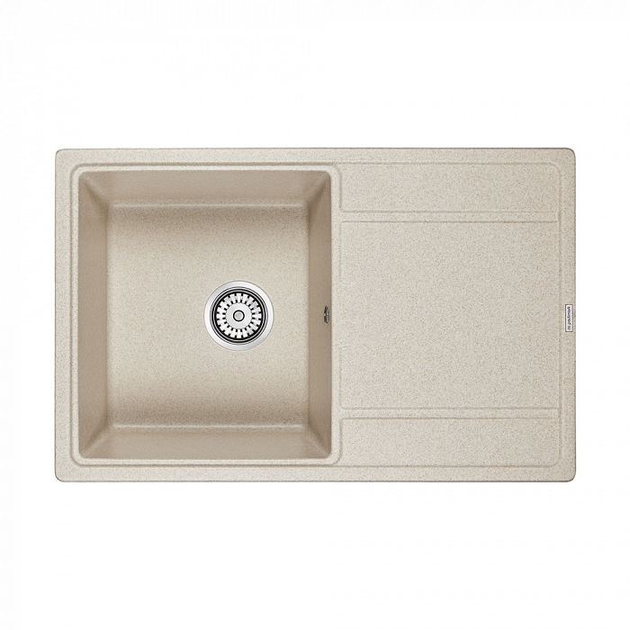 Paulmark Flugen Кухонная мойка It-Granit 78x50 см, цвет: бежевый PM217850-BE