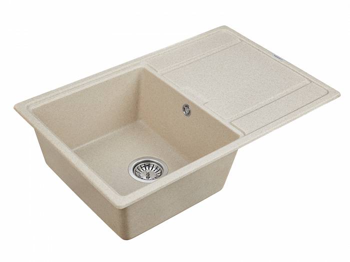 Paulmark Flugen Кухонная мойка It-Granit 78x50 см, цвет: бежевый PM217850-BE