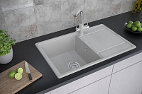 Paulmark Flugen Кухонная мойка It-Granit 78x50 см, цвет: серый PM217850-GR