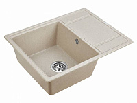 Paulmark Flugen Кухонная мойка It-Granit 65x50 см, цвет: бежевый PM216550-BE