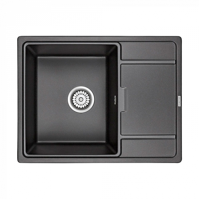 Paulmark Flugen Кухонная мойка It-Granit 65x50 см, цвет: черный PM216550-BL