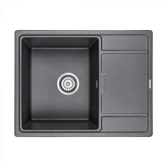 Paulmark Flugen Кухонная мойка It-Granit 65x50 см, цвет: графит PM216550-DG
