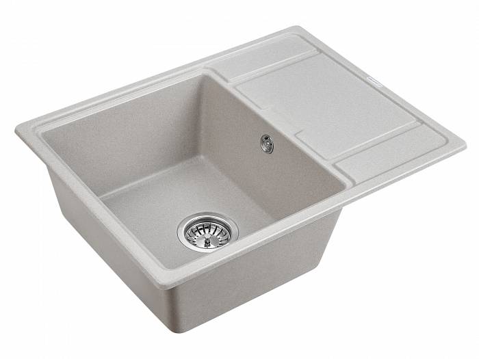 Paulmark Flugen Кухонная мойка It-Granit 65x50 см, цвет: серый PM216550-GR