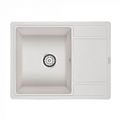 Paulmark Flugen Кухонная мойка It-Granit 65x50 см, цвет: белый PM216550-WH