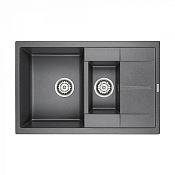 Paulmark Flugen Кухонная мойка It-Granit 77,5x49,5 см, цвет: графит PM237850-DG