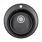 Paulmark Gelegen Кухонная мойка It-Granit 48x48 см, цвет: черный PM404800-BL