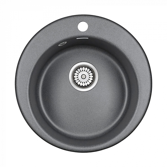 Paulmark Gelegen Кухонная мойка It-Granit 48x48 см, цвет: графит PM404800-DG