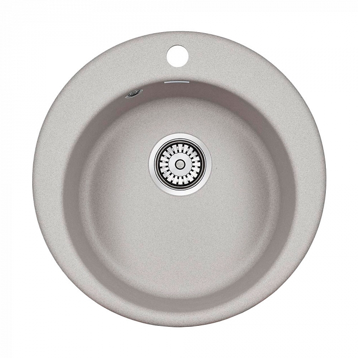 Paulmark Gelegen Кухонная мойка It-Granit 48x48 см, цвет: серый PM404800-GR