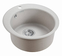 Paulmark Gelegen Кухонная мойка It-Granit 48x48 см, цвет: серый PM404800-GR