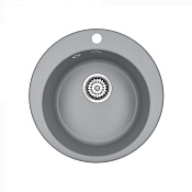 Paulmark Gelegen Кухонная мойка It-Granit 48x48 см, цвет: серый металлик PM404800-GRM