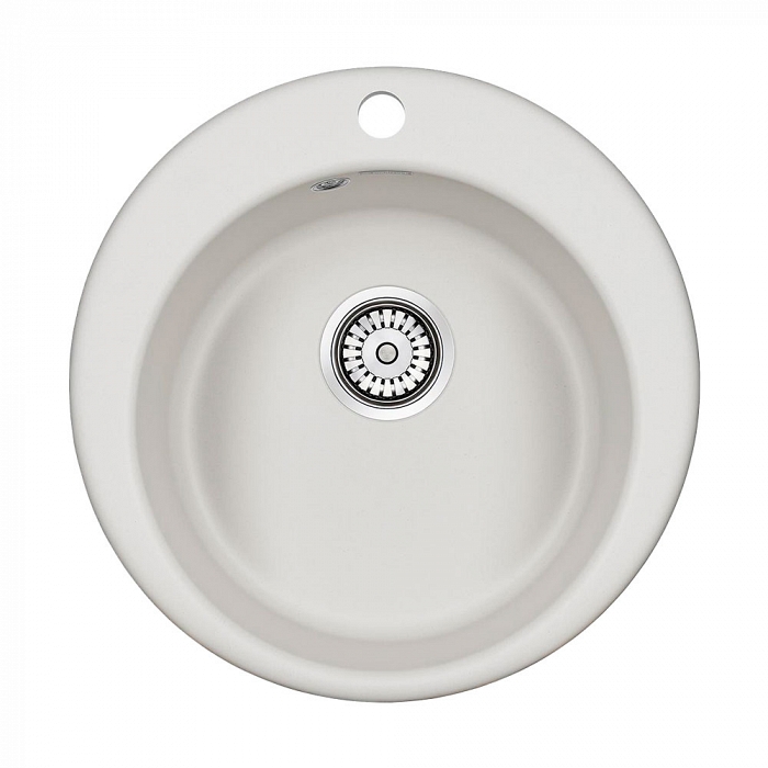 Paulmark Gelegen Кухонная мойка It-Granit 48x48 см, цвет: белый PM404800-WH