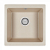 Paulmark Gera Кухонная мойка It-Granit 45x46 см, цвет: бежевый PM104546-BE