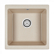 Paulmark Gera Кухонная мойка It-Granit 45x46 см, цвет: бежевый PM104546-BE