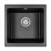 Paulmark Gera Кухонная мойка It-Granit 45x46 см, цвет: черный PM104546-BL