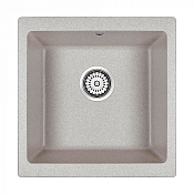 Paulmark Gera Кухонная мойка It-Granit 45x46 см, цвет: серый PM104546-GR