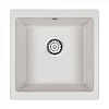 Paulmark Gera Кухонная мойка It-Granit 45x46 см, цвет: белый PM104546-WH