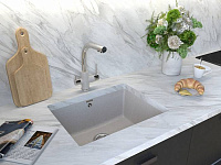 Paulmark Gera Кухонная мойка It-Granit 55x46 см, цвет: бежевый PM205546-BE