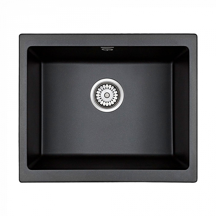 Paulmark Gera Кухонная мойка It-Granit 55x46 см, цвет: черный PM205546-BL