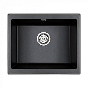 Paulmark Gera Кухонная мойка It-Granit 55x46 см, цвет: черный PM205546-BL