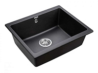 Paulmark Gera Кухонная мойка It-Granit 55x46 см, цвет: черный PM205546-BL