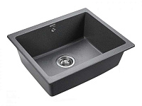 Paulmark Gera Кухонная мойка It-Granit 55x46 см, цвет: графит PM205546-DG