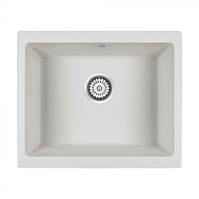 Paulmark Gera Кухонная мойка It-Granit 55x46 см, цвет: белый PM205546-WH
