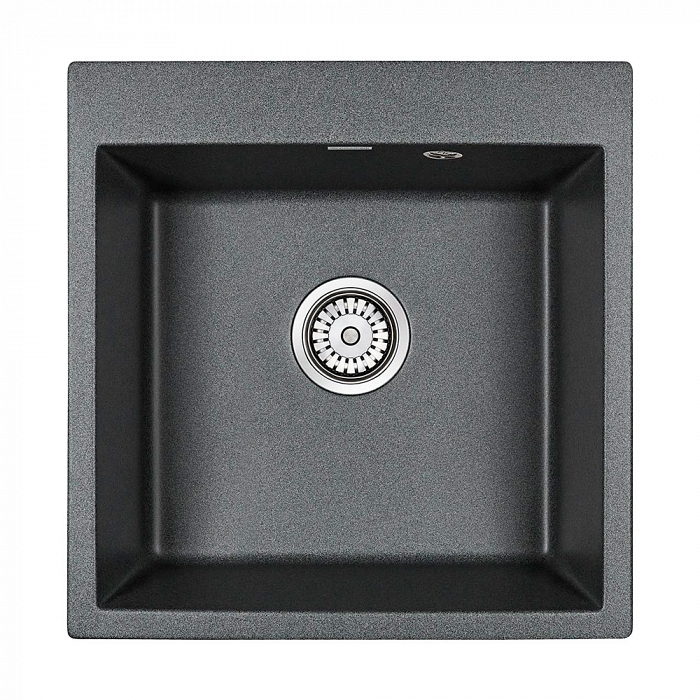 Paulmark Kante Кухонная мойка It-Granit 51x52 см, цвет: графит PM105152-DG