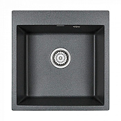 Paulmark Kante Кухонная мойка It-Granit 51x52 см, цвет: графит PM105152-DG