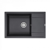 Paulmark Flugen Кухонная мойка It-Granit 78x50 см, цвет: черный PM317850-BL