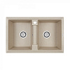 Paulmark Tandem Кухонная мойка It-Granit 81x50 см, цвет: бежевый PM238150-BE