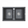 Paulmark Tandem Кухонная мойка It-Granit 81x50 см, цвет: графит PM238150-DG