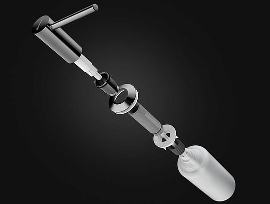 Omoikiri OM-02-LG Дозатор для кухни, цвет: светлое золото 4995005