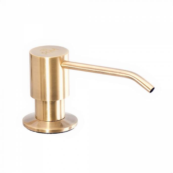 Paulmark Rein Дозатор для жидкого мыла встраиваемый латунь, цвет: бронза D002-BR