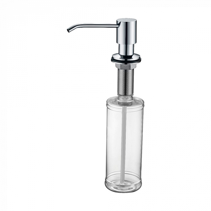 Paulmark Rein Дозатор для жидкого мыла встраиваемый латунь, цвет: хром D002-CR