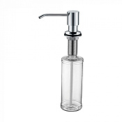 Paulmark Rein Дозатор для жидкого мыла встраиваемый латунь, цвет: хром D002-CR