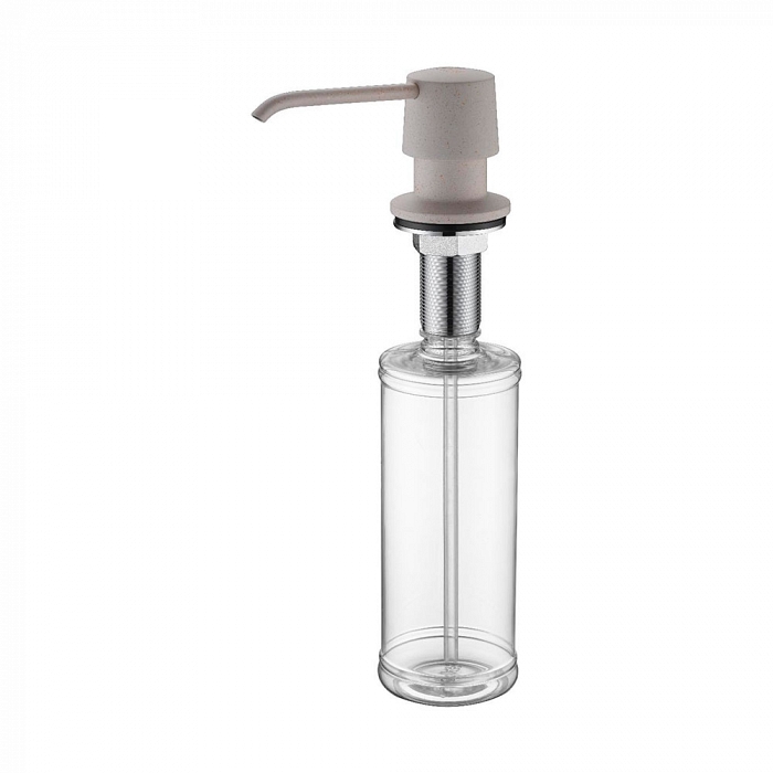 Paulmark Sauber Дозатор для жидкого мыла встраиваемый латунь, цвет: бежевый D001-328