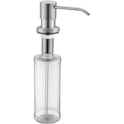 Paulmark Rein Дозатор для жидкого мыла встраиваемый латунь, цвет: никель D002-NI