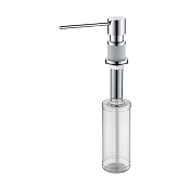 Paulmark Kraft Дозатор для жидкого мыла встраиваемый латунь, цвет: белый матовый D003-431