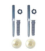 Simas Lft Spazio Комплект крепежа для раковины, цвет: хром F89