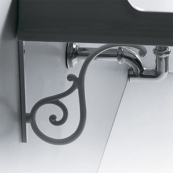 Simas Arcade Комплект кронштейнов (2шт), латунь для консолей, цвет белый MNSAR