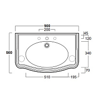 Simas Arcade Комплект кронштейнов (2шт), латунь для консолей, цвет белый MNSAR