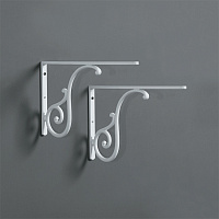 Simas Arcade Комплект кронштейнов (2шт), латунь для консолей, цвет белый MNSAR