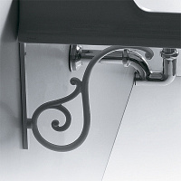 Simas Arcade Комплект кронштейнов (2шт), латунь для консолей, цвет белый MNSAR