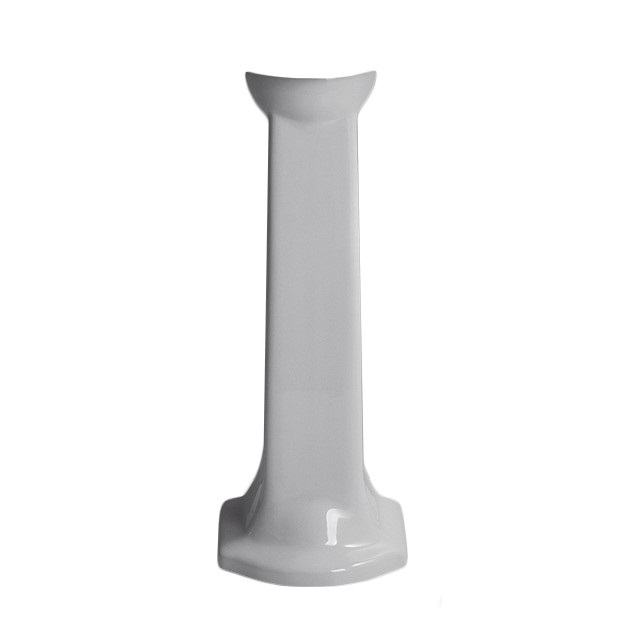 Simas Londra Пьедестал для раковины LO914, напольный 68,5h см, керамика, цвет: белый глянцевый LO915bi