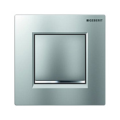 Geberit Sigma 30 Кнопка смыва для писсуара, пластик, цвет: хром матовый, полоска хром 116.017.KN.1